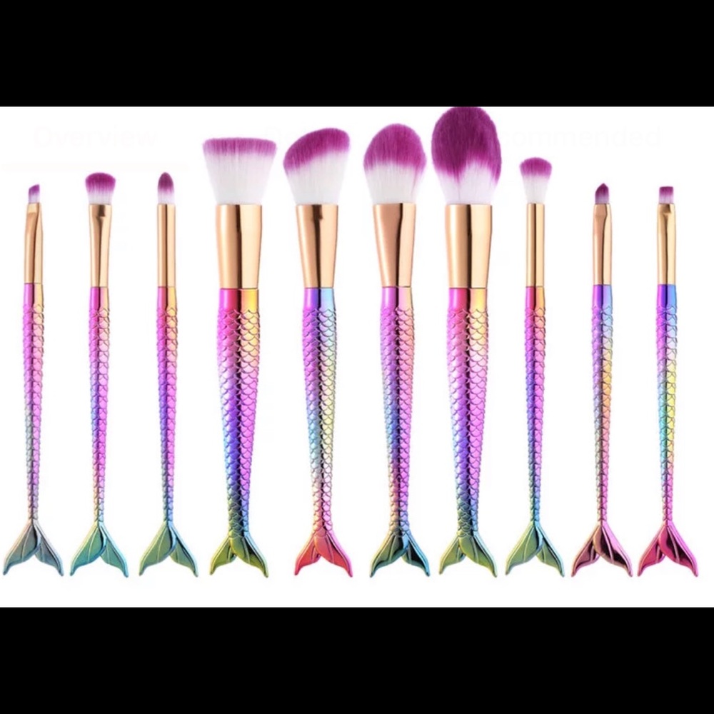 Make up brush set